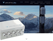 Tablet Screenshot of decentlab.com